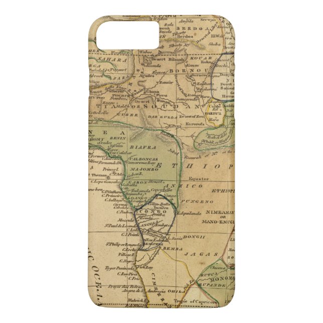 Capa Para iPhone, Case-Mate Mapa de África por Worcester (Verso)