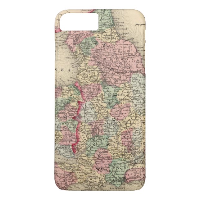 Capa Para iPhone, Case-Mate Mapa de Inglaterra, Wales por Mitchell (Verso)