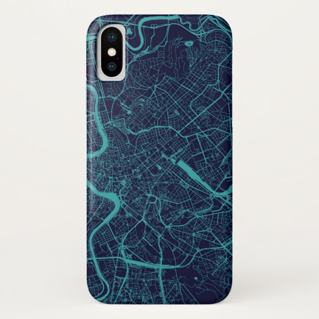 Capa Para iPhone, Case-Mate Mapa de Roma (Verso)