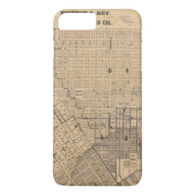 Capa Para iPhone, Case-Mate Mapa de San Francisco (Verso)