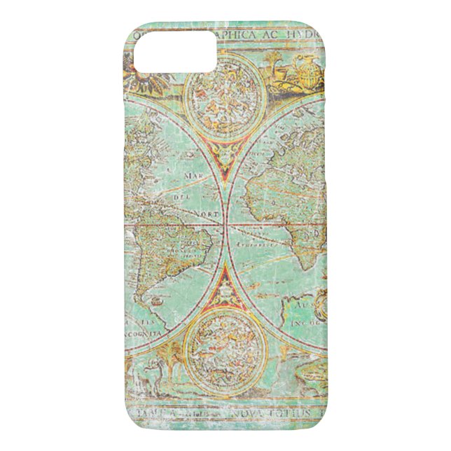 Capa Para iPhone, Case-Mate Mapa de Velho Mundo (Verso)