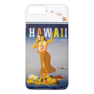Capa Para iPhone Da Case-Mate Mapa de Vintage Hawaii Hula Art Hawaiai Ilhas