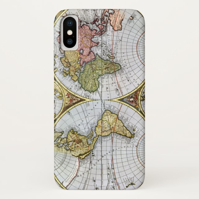 Capa Para iPhone, Case-Mate Mapa do mundo (Verso)