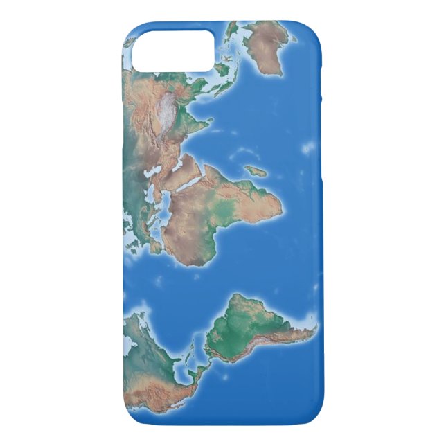 Capa Para iPhone, Case-Mate Mapa do mundo global do telemóvel (Verso)