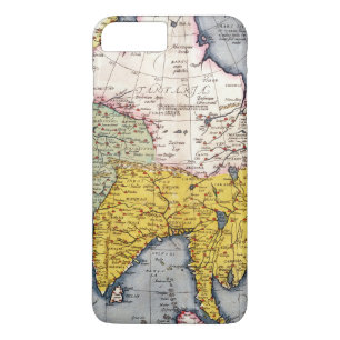 Capa iPhone 8 Plus/7 Plus Mapa do vintage de Ásia 1580