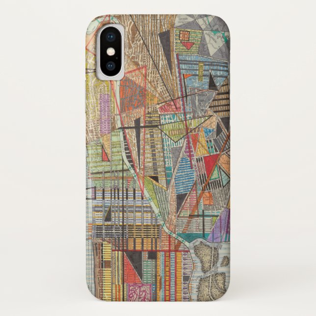 Capa Para iPhone, Case-Mate Mapa Moderno de Nova Iorque I (Verso)