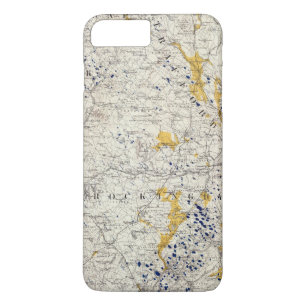 Capa Para iPhone Da Case-Mate Mapa topográfico e Glacial de New Hampshire