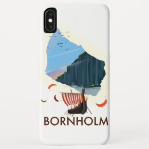 Capa Para iPhone Da Case-Mate Mapa viking da ilha de Bornholm