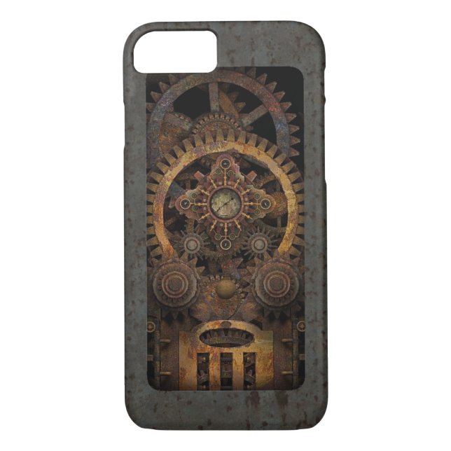 Capa Para iPhone, Case-Mate Máquina Infernal #2B de Steampunk (Verso)