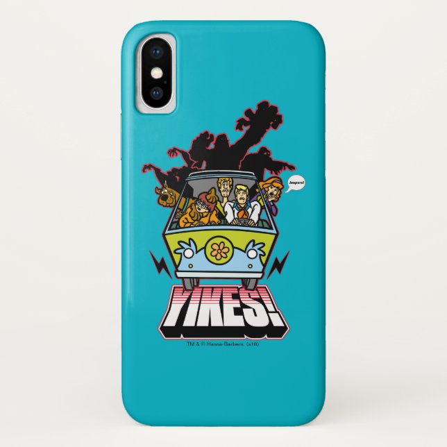 Capa Para iPhone, Case-Mate Máquina Misteriosa "Yikes!" Gráfico (Verso)