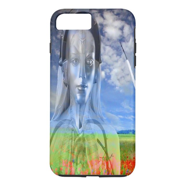 Capa Para iPhone, Case-Mate Máquina Prateada (Verso)
