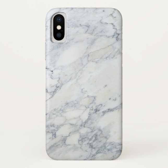 Capa Para iPhone, Case-Mate Marble Branco (Verso)