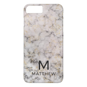 Capa iPhone 8 Plus/7 Plus Marble Monograma