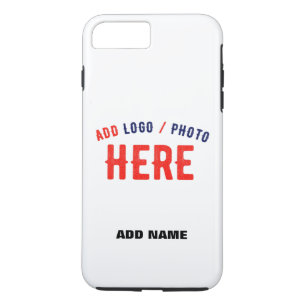 CAPA iPhone 8 PLUS/7 PLUS MARCA VERIFICADA BRANCA PERSONALIZÁVEL MODERNA