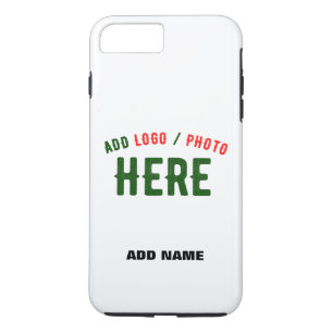 CAPA iPhone 8 PLUS/7 PLUS MARCA VERIFICADA BRANCA PERSONALIZÁVEL MODERNA