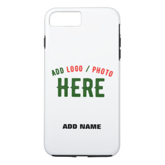 CAPA iPhone 8 PLUS/7 PLUS MARCA VERIFICADA BRANCA PERSONALIZÁVEL MODERNA