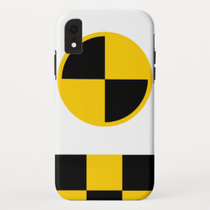 Capa Para iPhone XR Marcadores de ensaio de colisão vibrantes
