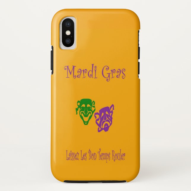Capa Para iPhone, Case-Mate Mardi Gras Mask Rouler (Verso)