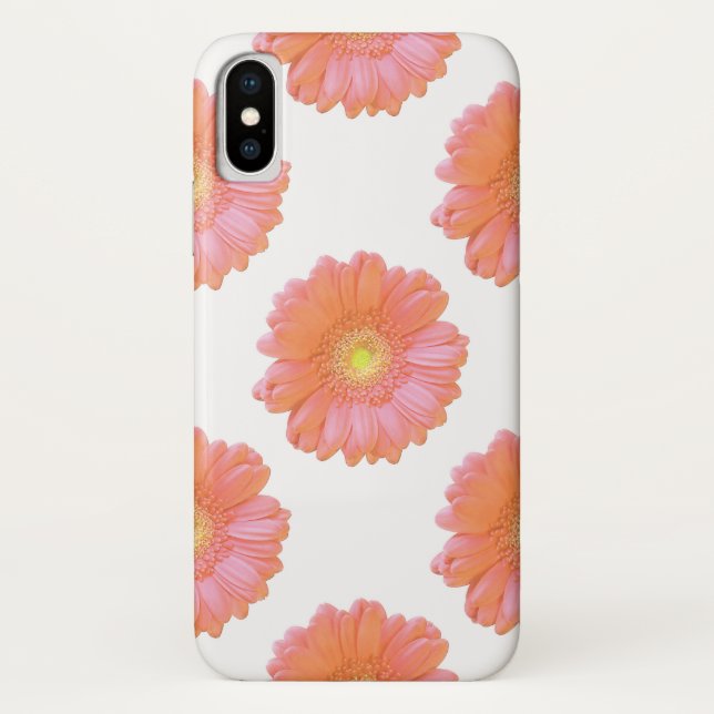 Capa Para iPhone, Case-Mate Margarida de gerbera laranja (Verso)