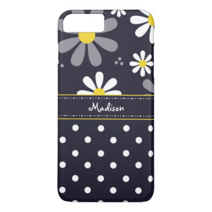 Capa Para iPhone Da Case-Mate Margaridas femininos e bolinhas da modificação com