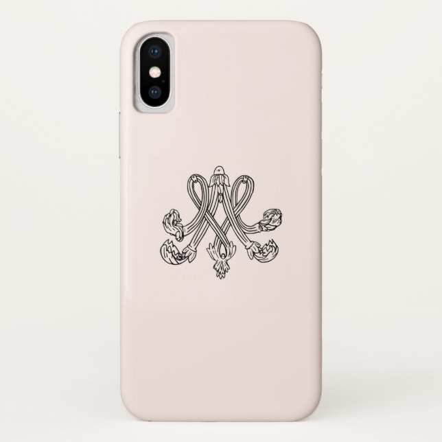 Capa Para iPhone, Case-Mate Marie-Antoinette – Monogramm – Royal Monogram (Verso)