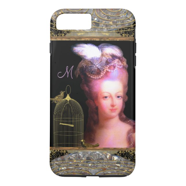 Capa Para iPhone, Case-Mate Marie Charm Monograma Plus (Verso)