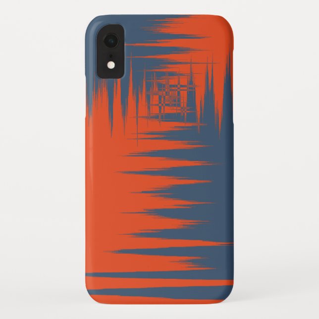 Capa Para iPhone, Case-Mate Marinho e laranja (Verso)