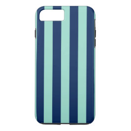 Capa Para iPhone Da Case-Mate Marinho vertical e faixas verdes claras