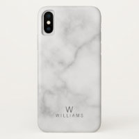 Mármore Branco com Monograma e Nome Personalizados
