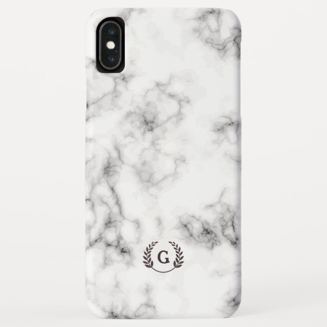 Capa Para iPhone, Case-Mate Mármore branco e preto (Verso)