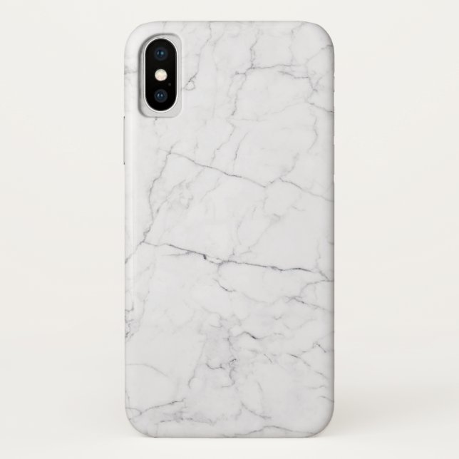 Capa Para iPhone, Case-Mate Mármore Branco Elegante (Verso)