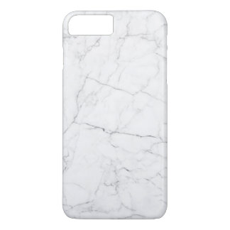 Capa iPhone 8 Plus/7 Plus Mármore Branco Elegante