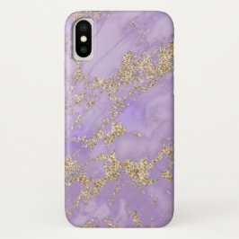 Capa Para iPhone Da Case-Mate Mármore Roxo e Dourado