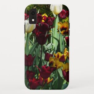 Capa Para iPhone Da Case-Mate Maroon e Tulipas Amarelas Palidez Colorida