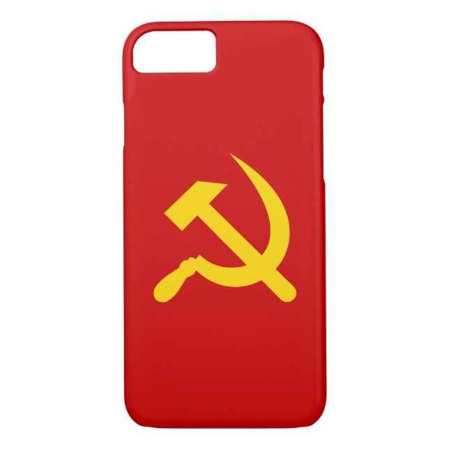 Capa Para iPhone, Case-Mate Martelo e foice do comunismo vermelho (Verso)