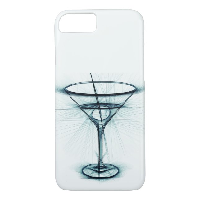 Capa Para iPhone, Case-Mate Martini Glass Sketch (Verso)