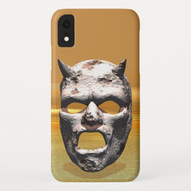 Capa Para iPhone, Case-Mate Máscara de Pedra (Verso)