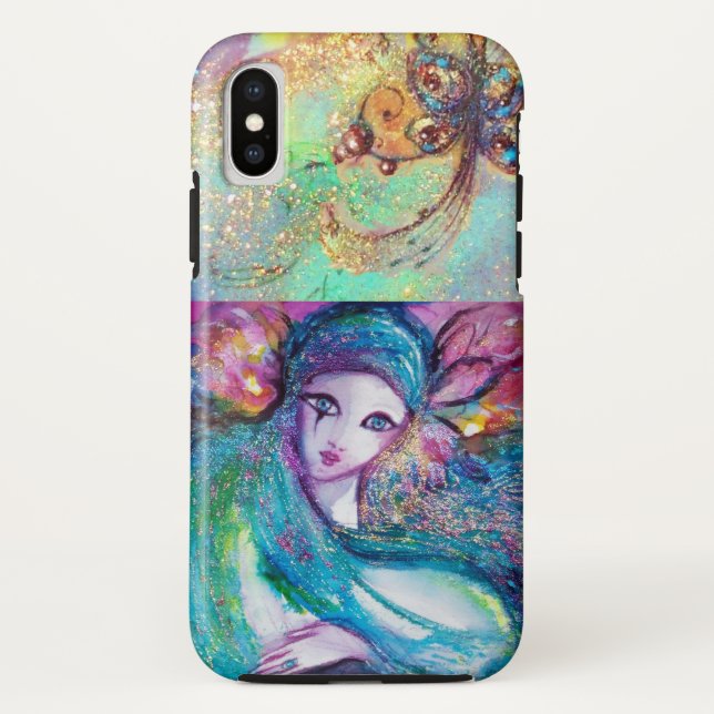 CAPA PARA iPhone, Case-Mate  MASCARADA VENETIANO/MÁSCARA EM AZUL (Verso)