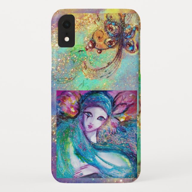 CAPA PARA iPhone, Case-Mate  MASCARADA VENETIANO/MÁSCARA EM AZUL (Verso)