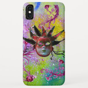 Capa Para iPhone Da Case-Mate MASCARADA verde-roxo,  DE MÁSCARA VERMELHA PRETA
