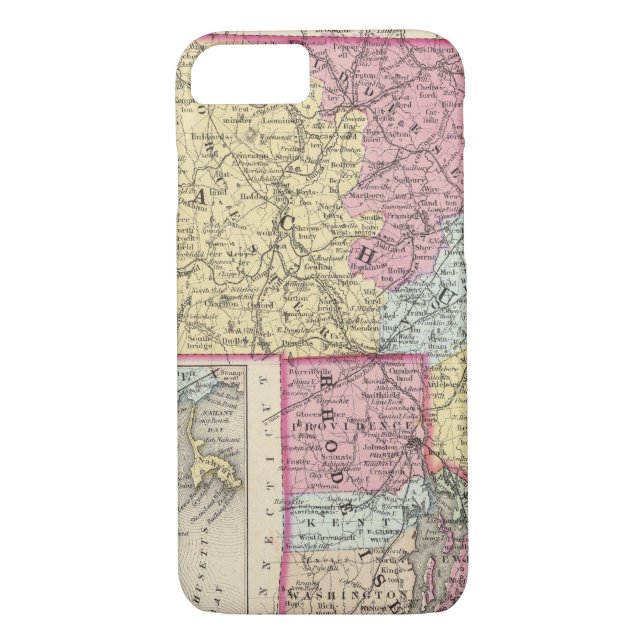 Capa Para iPhone, Case-Mate Massachusetts e Rhode - ilha 2 (Verso)