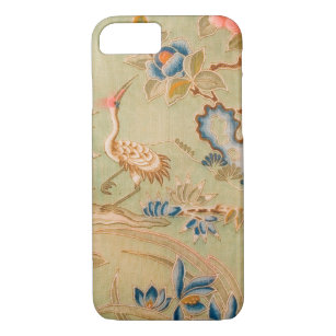 Capa Para iPhone Da Case-Mate Matéria têxtil, guindaste & flor japoneses do