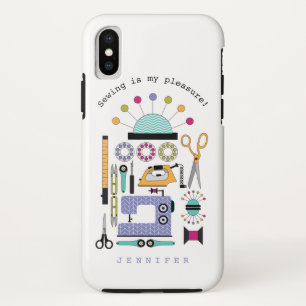 Capa Para iPhone Da Case-Mate Material de costura moderno e ferramentas Padrão