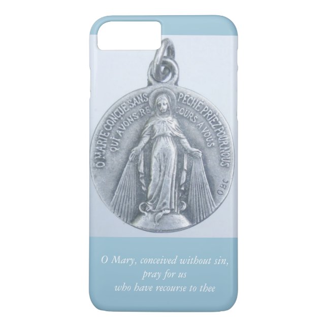 Capa Para iPhone, Case-Mate medalha milagrosa (Verso)