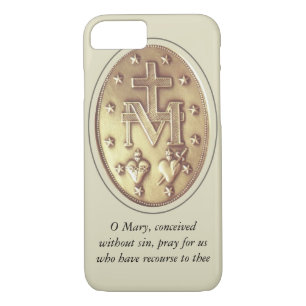 Capa iPhone 8/ 7 medalha milagrosa