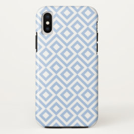 Capa Para iPhone Da Case-Mate Medidor Geométrico Azul-Claro e Branco