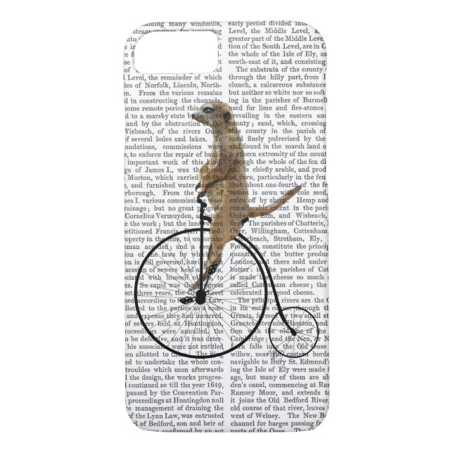 Capa Para iPhone, Case-Mate Meerkat em Black Penny Farthing (Verso)