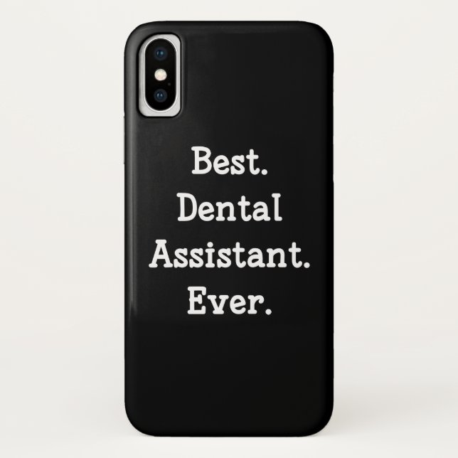 Capa Para iPhone, Case-Mate Melhor. Assistente dental. Nunca (Verso)