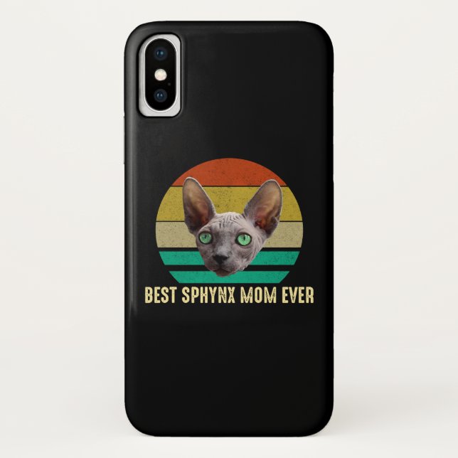 Capa Para iPhone, Case-Mate Melhor Mãe De Sphynx Nunca (Verso)