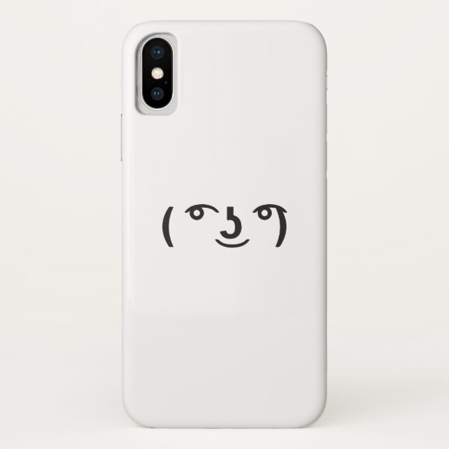 Capa Para iPhone, Case-Mate Memes de rosto Lenny ( ͡° ͜ʖ ͡°) Emoji de texto (Verso)